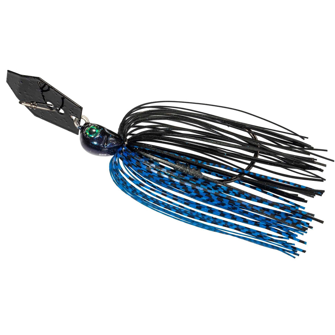 Z-Man - ChatterBait Elite EVO Z-Man Fishing Products 3/8oz Black/Blue 