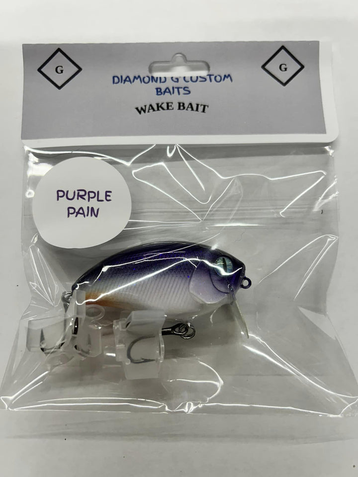 Diamond G Custom Baits - Wake Bait Diamond G Custom Baits Purple Pain 