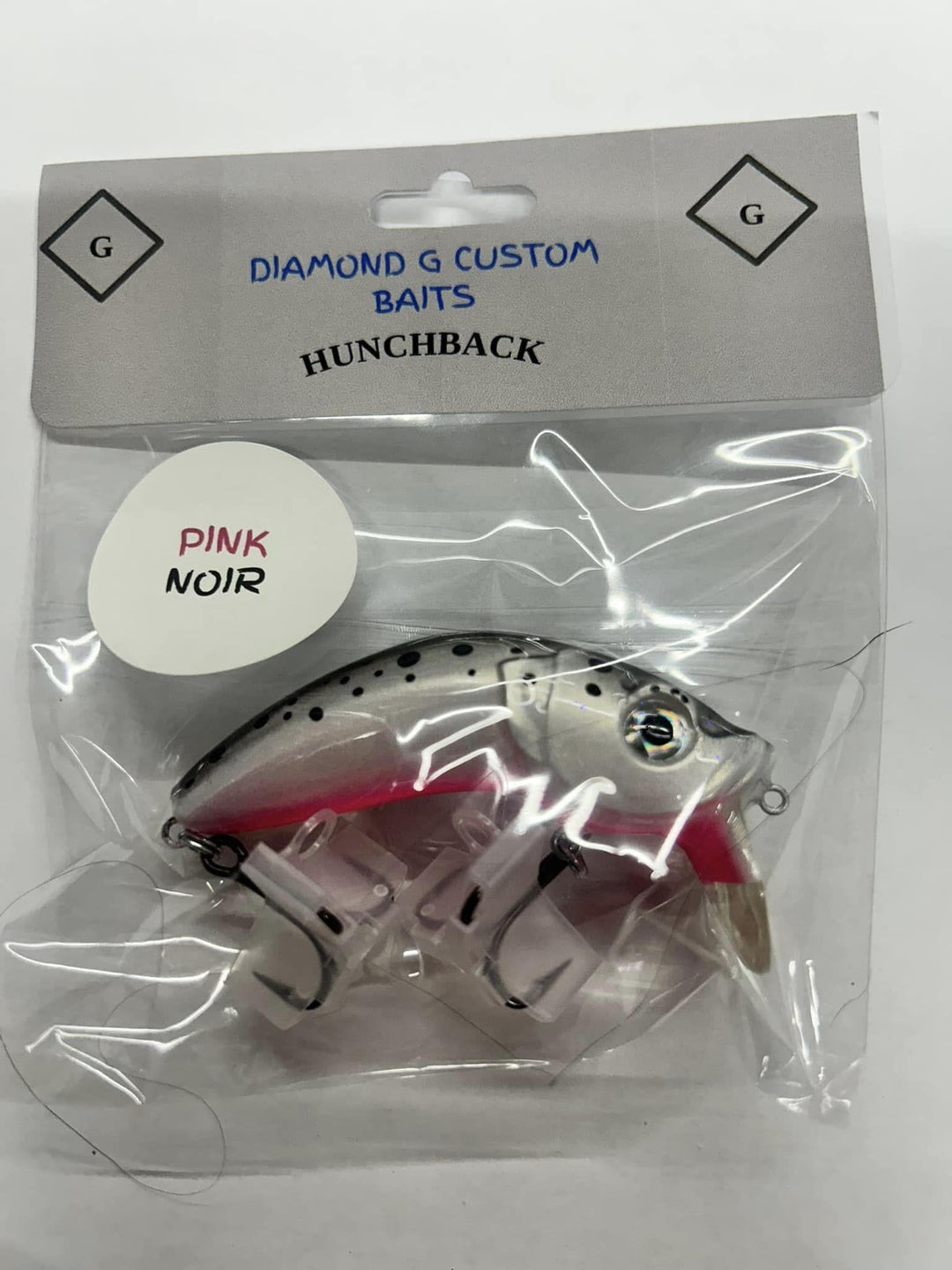 Diamond G Custom Baits - Hunchback Diamond G Custom Baits Pink Noir 