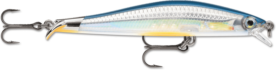 Rapala - Ripstop Minnow Rapala 3'-4' 3-1/2" 1/4oz Elite Blue 