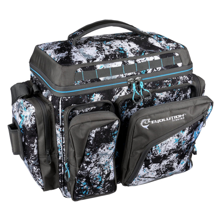 Largemouth XL 3700 Tackle Bag - Quartz Blue Tackle Storage Evolution Outdoor 