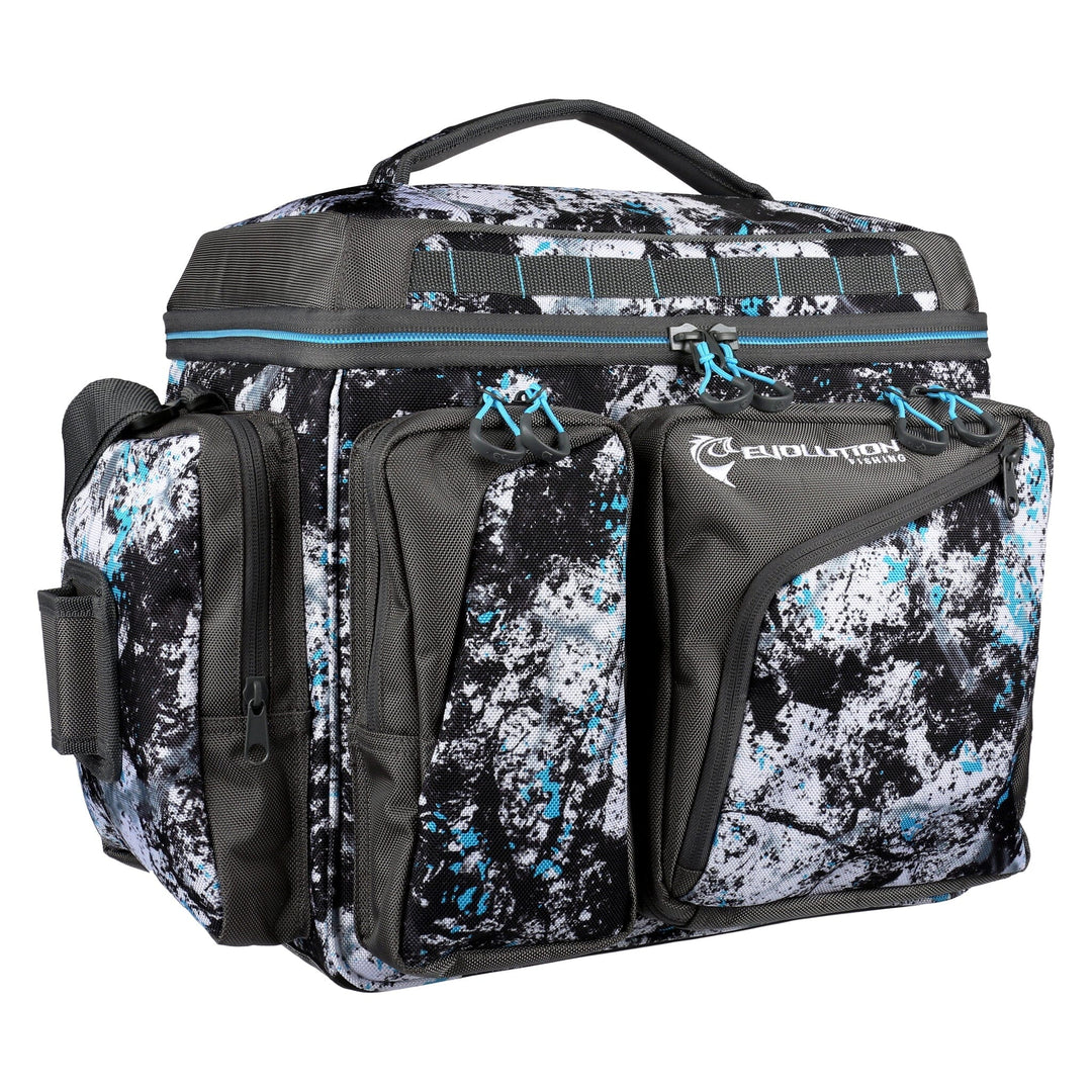 Largemouth XL 3700 Tackle Bag - Quartz Blue Tackle Storage Evolution Outdoor 