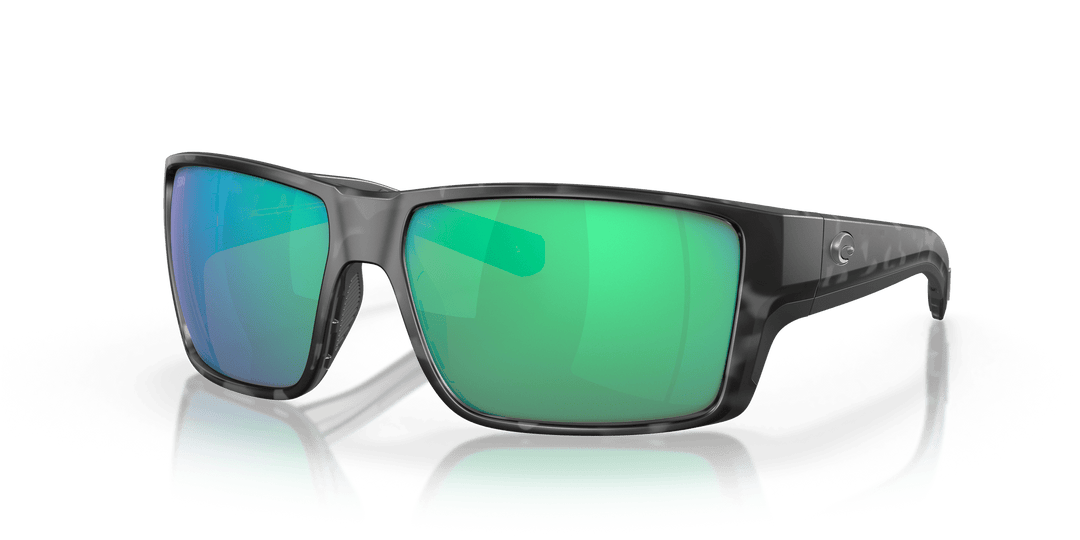 Costa Polarized Sunglasses Accessories Costa Del Mar Reefton PRO Tiger Shark Green Mirror Polarized Glass