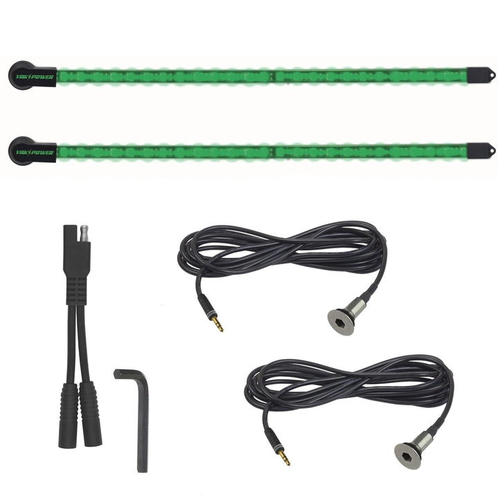 LED Light Kit (2pc) Yak-Power Green 20" 