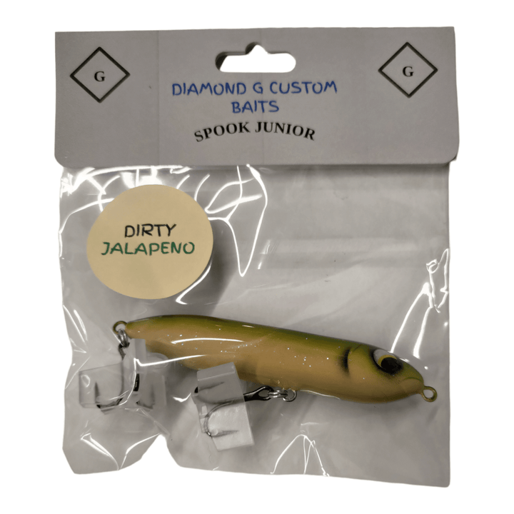 Diamond G Custom Baits - Spook Junior Diamond G Custom Baits Dirty Jalapeno 