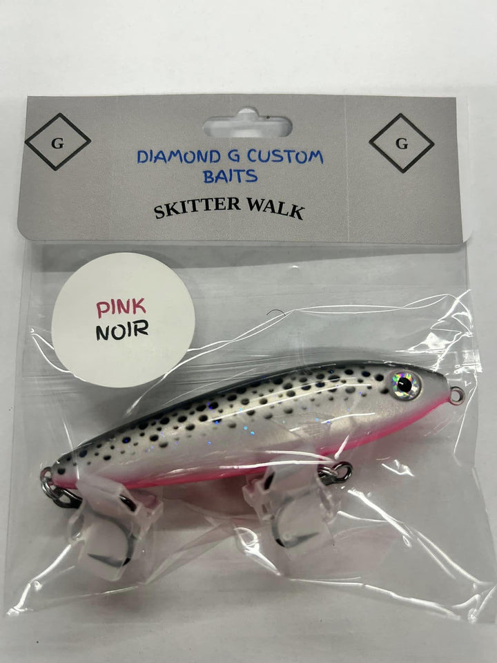 Diamond G Custom Baits - Skitter Walk Diamond G Custom Baits Pink Noir 