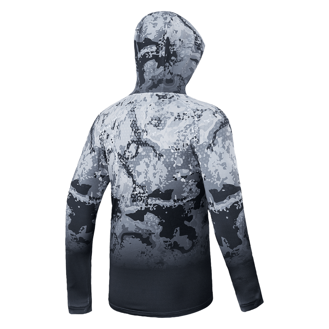 Line Cutterz Long-Sleeve Camo Fishing Hoodie Apparel Line Cutterz 