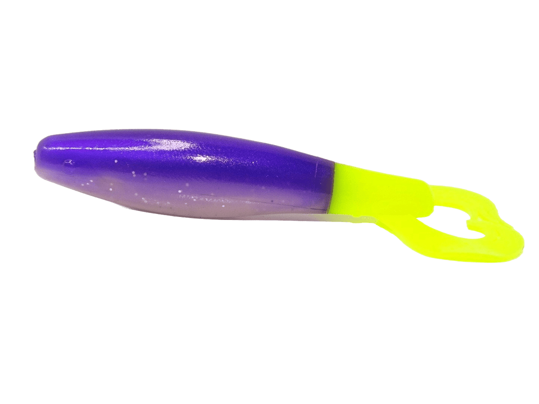 Psycho Chicken Shad 3.5” - 6pk Lure Chicken Boy Lures Phantom Purple 