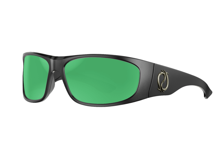 Redtail Republic Sunglasses Accessories Redtail Republic Laguna Matte Black RECON Green Mirror