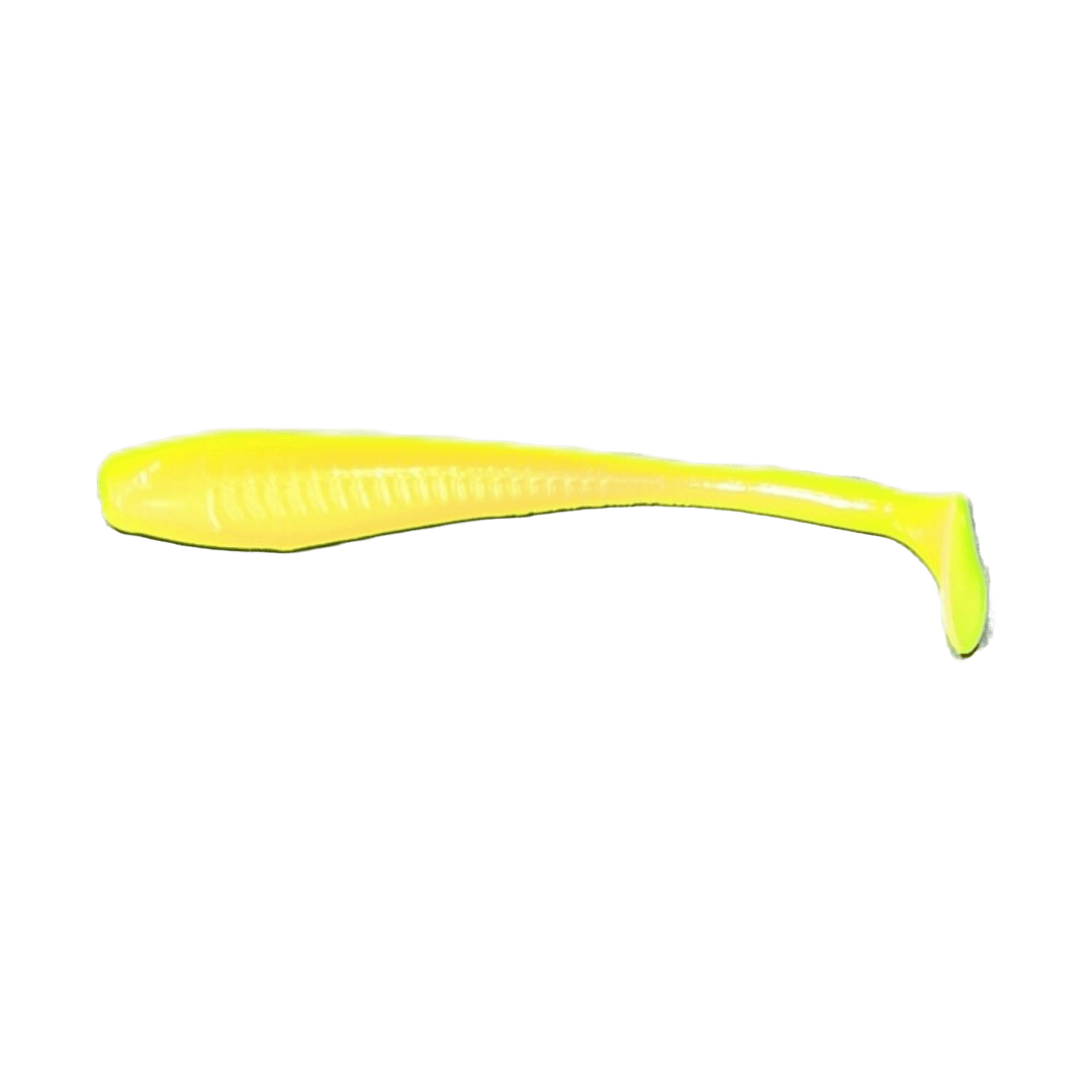 Knockin Tail Lures - 4 inch - Built-In Tail Rattle! - 6pk Lure Knockin Tail Lures Limetreuse 