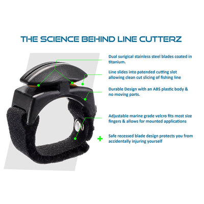 Line Cutterz Flat Mount Fishing Line Cutter Tools + Knives, Christmas  Gifts