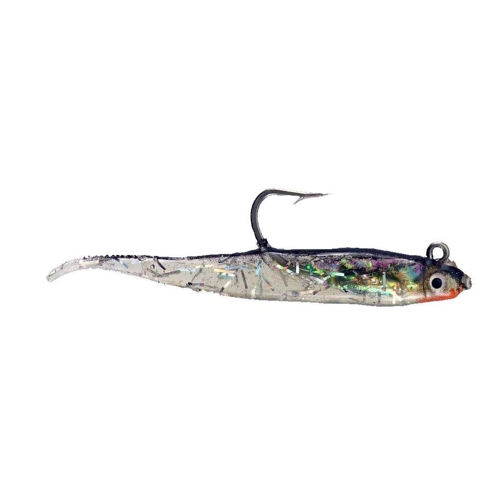 H&H Glass Minnow Double Rigs H&H Lure Company 3in - 1/8oz Silver Shiner 