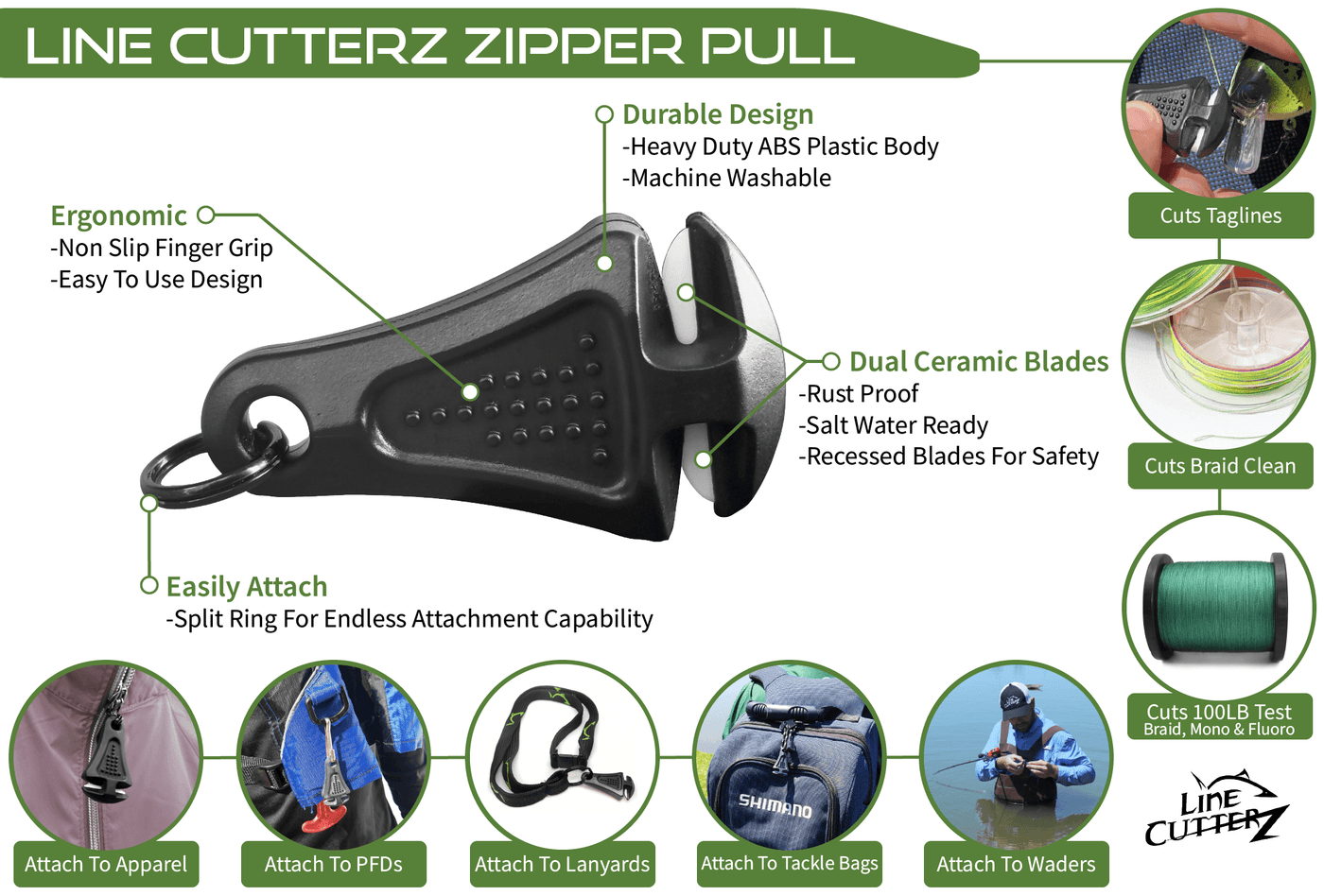 Zipper Pull Line Cutterz