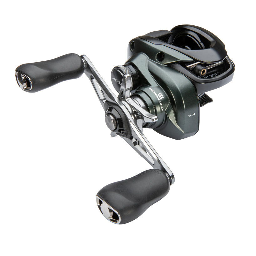 Shimano - Curado MGL 150 Low-Profile Baitcast Reel Fishing Reel Shimano Right-Hand 7.4:1 