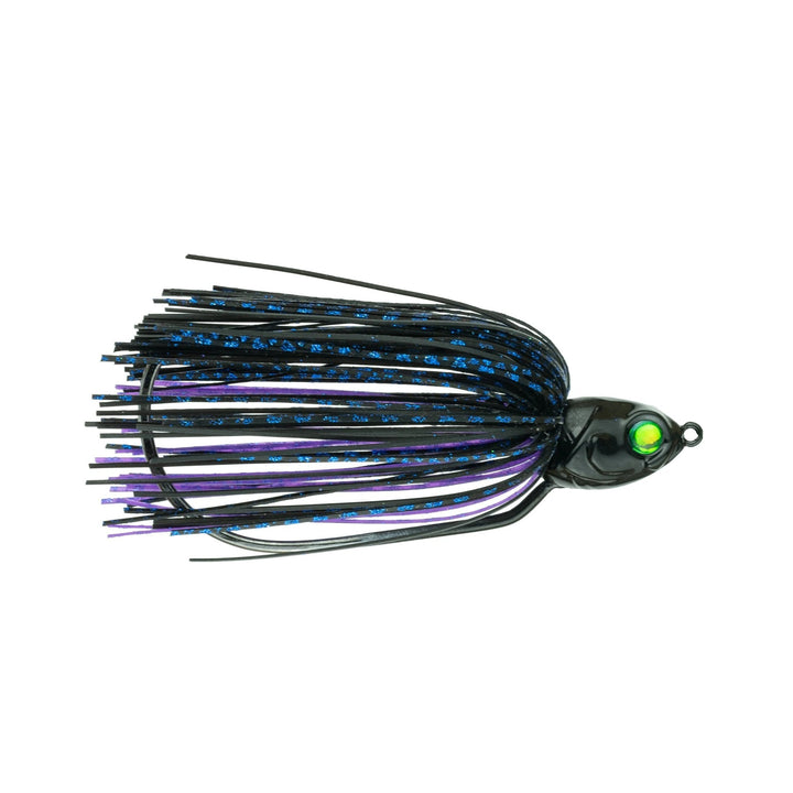 6th Sense - Axle Swinging Swim Jig Lure 6th Sense Lure Co BlackLight 6/0 1/2oz