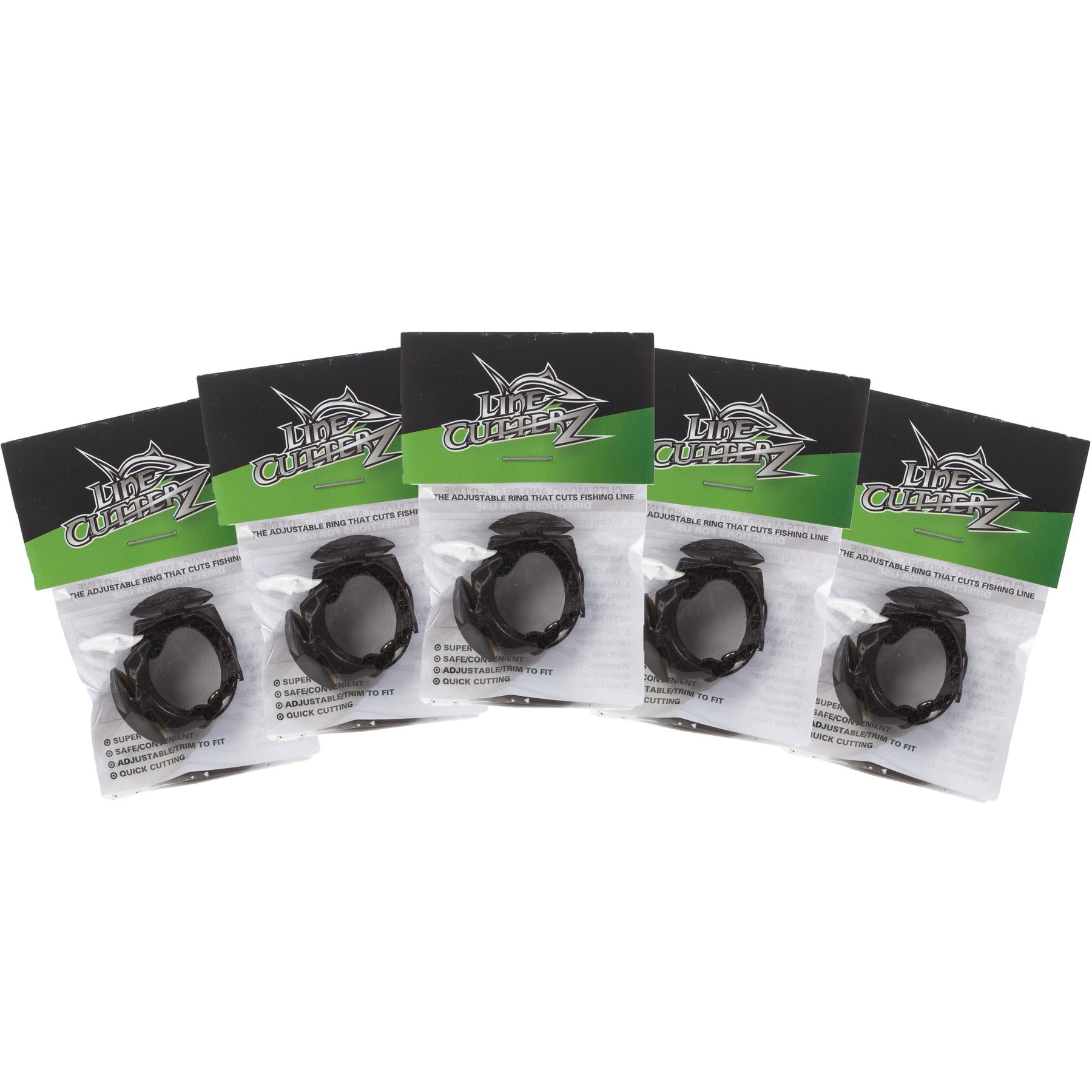 5 Pack Line Cutterz™ Rings - Black