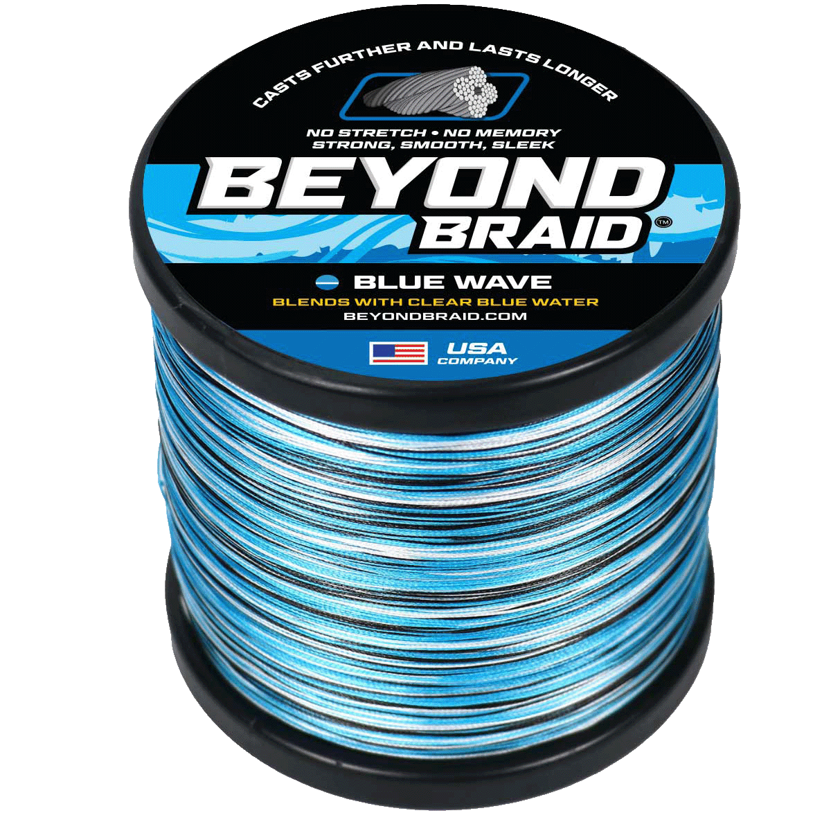 Beyond Braid Bahama Blue 2000 Yards 80lb