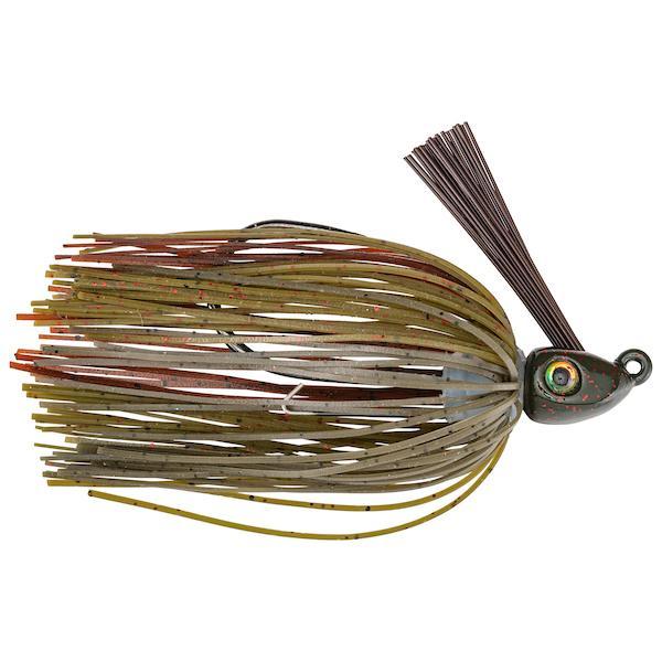 Strike King - Hack Attack Heavy Cover Swim Jig Strike King Lure Company 1/4 oz Green Pumpkin 