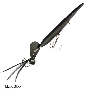 Z-Man HellraiZer Topwater Lure Z-Man Fishing Products Matte Black 