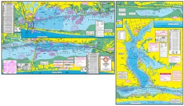 Hook-N-Line Fishing Map Accessories Unknown Lower Laguna Madre 