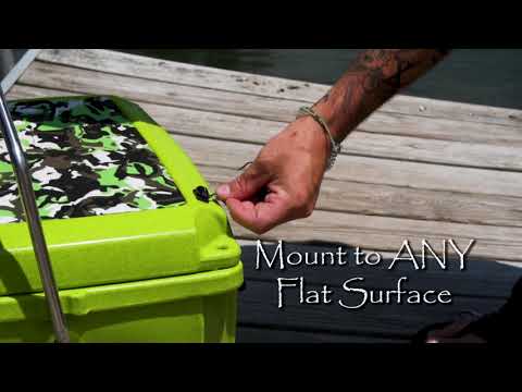 Line Cutterz™ Peel & Stick Flat Mount - Black