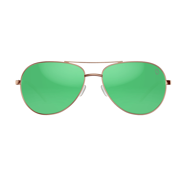 Redtail Republic Sunglasses Accessories Redtail Republic Sandbar Gold Green Mirror